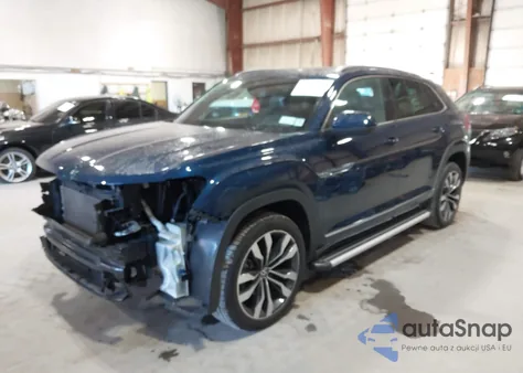 2021 Volkswagen Atlas Cross Sport 3.6L V6 Sel Premium R-Line from USA, damaged, VIN 1V2FE2CAXMC236783